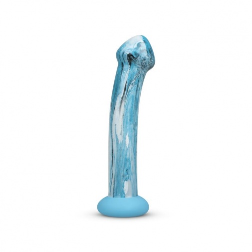 Gildo - 海洋波紋玻璃假陽具 - 藍色 照片