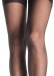 Leg Avenue - Sheer Thi-Hi with Lace Garter Belt - Black photo-3