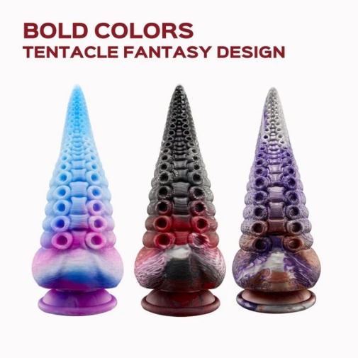 Honey Play Box - Lava Tentacle Dildo - Black photo