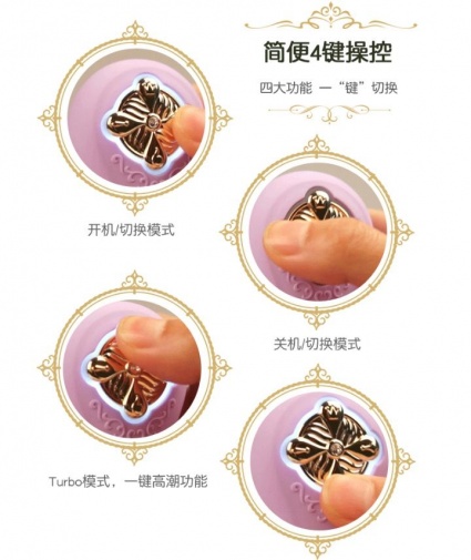 Zalo - Desire 可加熱自動抽插G點按摩棒 - 童話粉紅色 照片