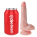 King Cock - 6″ Cock With Balls - Flesh photo-6