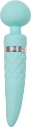 Pillow Talk - Sultry Rotating Wand - Teal photo