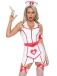 Leg Avenue - ER Hottie Nurse Vinyl Costume - White - S photo