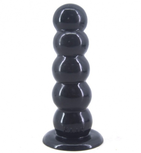 FAAK - Beads Anal Plug - Black photo