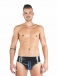 Mister B - Rubber Jock Strap - Black/Blue - L photo