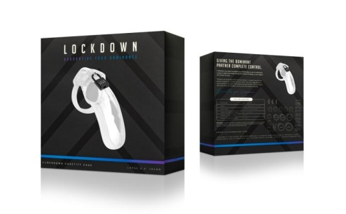 Lockdown - 男用貞操鎖大碼 - 透明 照片