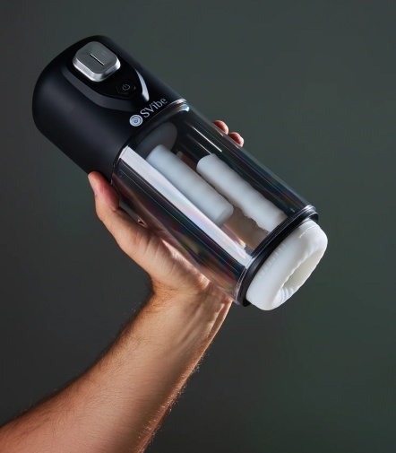 SVibe - Ikon Volt 加熱摩擦震動自慰器 - 黑色 照片
