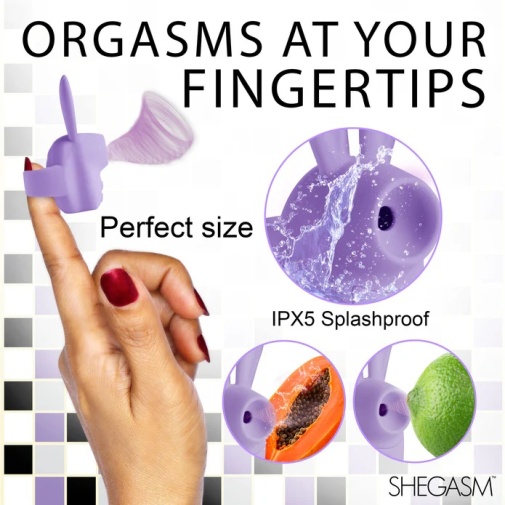 Inmi - Shegasm Sucky Bunny Clit Stimulator - Purple photo