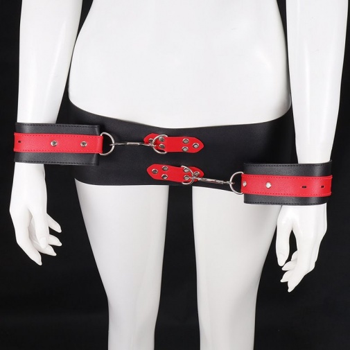 MT - Waist Band w Handcuffs - Black photo