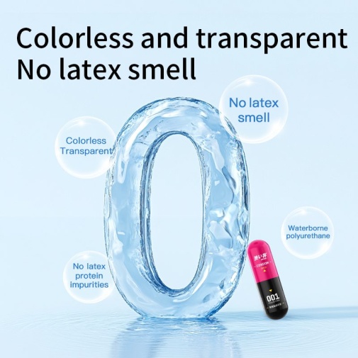 Drywell - 0.01 额外快感 超薄PU安全套 3件装 照片
