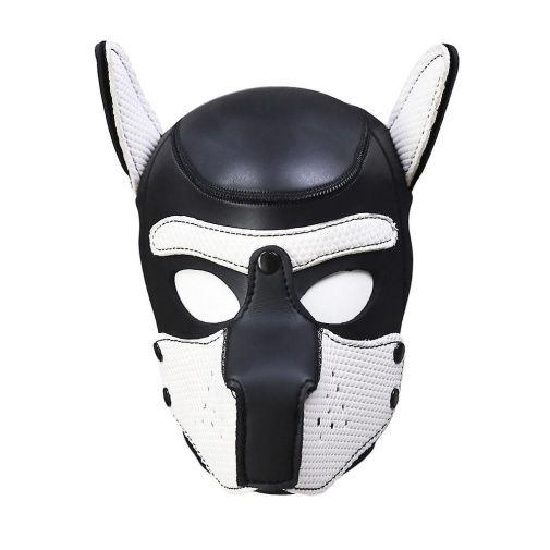 Kiotos - Puppy BDSM Hood - Black/White photo