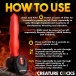 Creature Cocks - Ramming Hound Thrusting Dildo - Black/Red photo-8