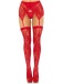 Leg Avenue - Rachel 附吊帶過膝長襛 - 紅色 照片