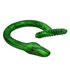 Creature Cocks - Slither Hose Dildo - Green photo