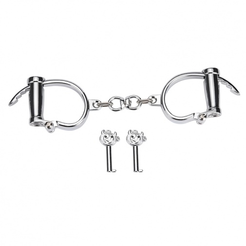 MT - Old Style Darby Handcuffs - Silver photo