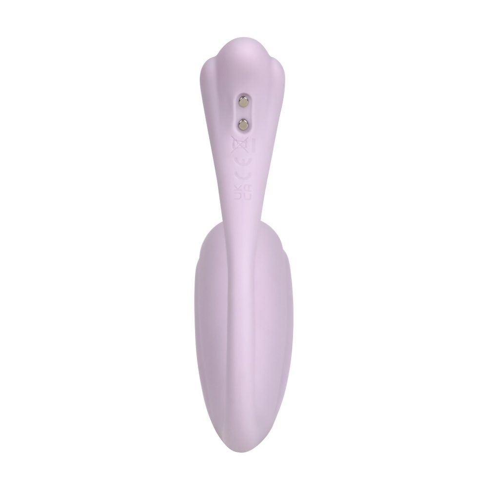 Ergonomic and sleek design with ridged head for extra G-spot... SVAKOM - Phoenix Neo 2 Interactive Egg Vibrator - Pastel Lilac photo-7