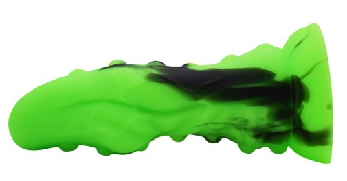 FAAK - Aligator Dildo - Green/Black photo