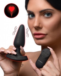 Booty Sparks - Laser Heart Anal Plug M - Black photo