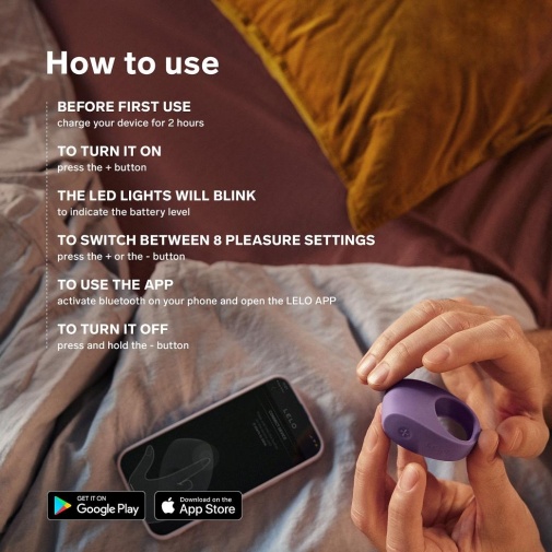 Lelo - Tor 3 APP Ring - Violet Dusk photo
