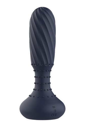 Dreamtoys - Titan 旋转式震动扭纹后庭塞 连遥控器 - 蓝色 照片