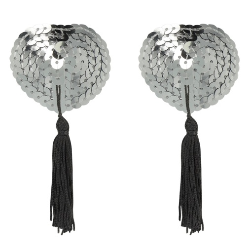 Coquette - Nipple Covers - Silver photo