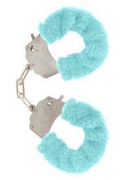 ToyJoy - Furry Fun Cuffs - Aqua photo