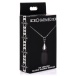 Charmed - 10X Vibro Teardrop Necklace - Black photo-9