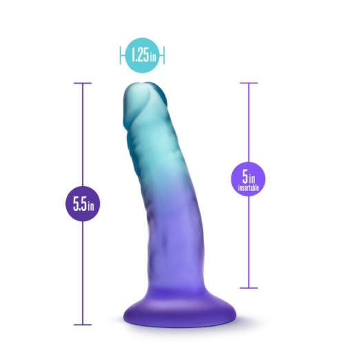 B Yours - Morning Dew Dildo 12.8cm - Blue photo
