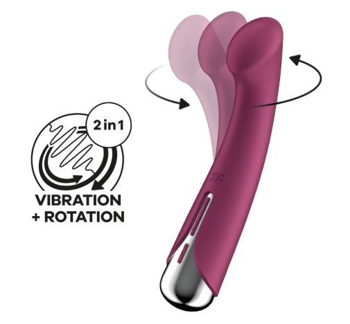 Satisfyer - Spinning G-Spot 1 Vibrator - Red photo
