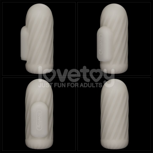 Lovetoy - Knights Ring Vibro 2in1 Sleeve - Spiral photo