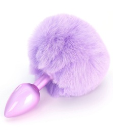 ToyJoy - Happiness Butt Plug w Tail - Purple photo