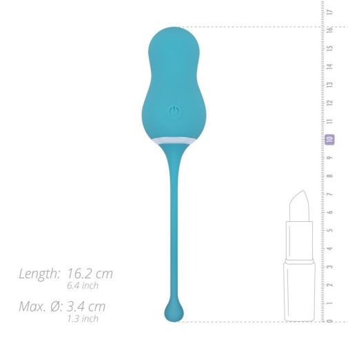 Cala Azul - Elena Vibro Egg w Remote - Blue photo