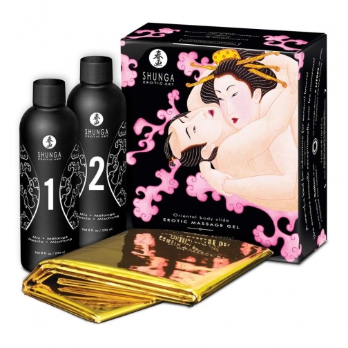 Shunga - Body-2-Body Oriental Gel Set Strawberry photo