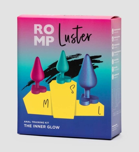 Romp - Luster 入門級柔軟矽膠肛塞訓練套裝 照片