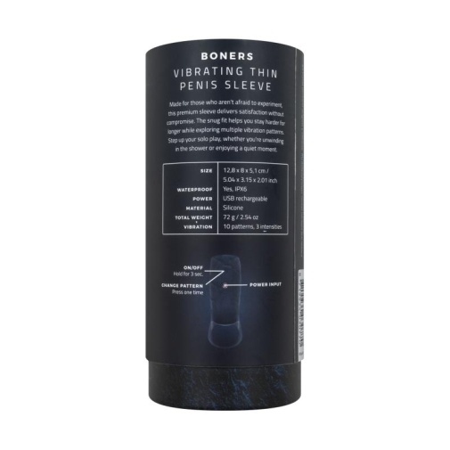 Boners - Vibro Penis Sleeve - Blue photo