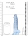 RealRock - 7" Realistic Dildo w Balls - Blue photo-7