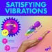 Bang! - Rainbow Mini Wand Vibrator photo-8