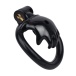 FAAK - Hand Shaped Resin Chastity Cage - Black photo-3