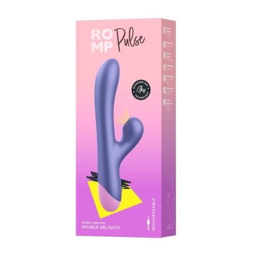 Romp - Pulse Suction Rabbit 阴蒂吸啜兔子按摩棒 - 紫色 照片