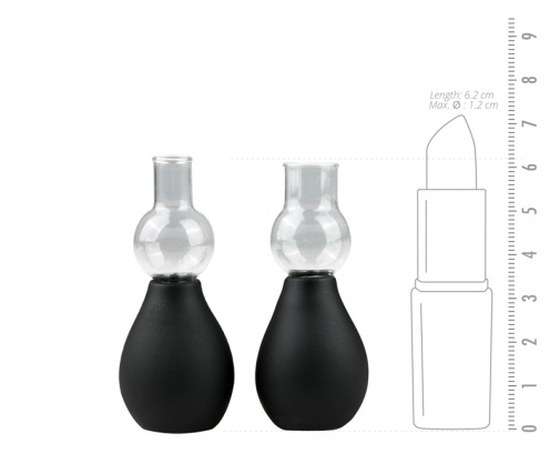 Easytoys - Nipple Sucker Set - Black photo