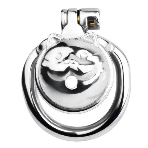 FAAK - Cat Chastity Cage - Silver photo