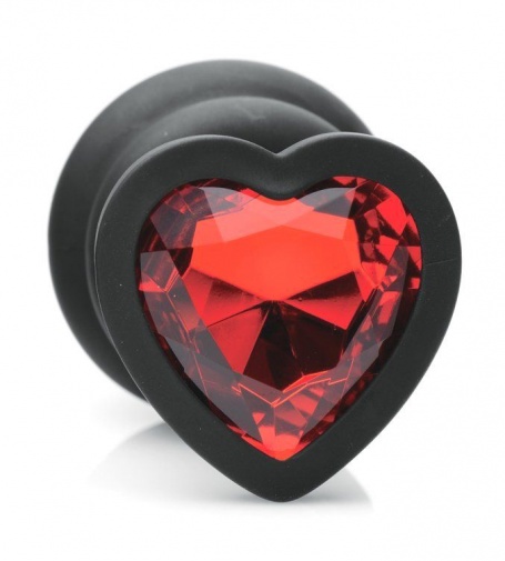 Mistress - Heart Gem Silicone Anal Plug Set - Black photo