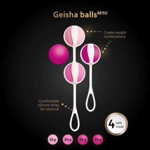 Gvibe - Geisha 收阴球 Mini - 莓红色 照片