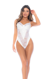 Mapale - 8930 Bridal Bodysuit - White - S 照片
