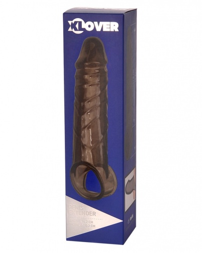 XLover - Realistic Penis Extender Sleeve - Black photo