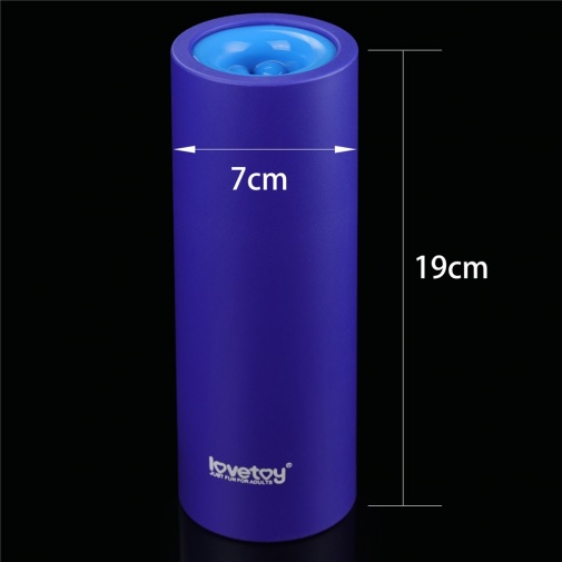 Lovetoy - O-Sensual Discreet 口交自慰器 - 蓝色 照片