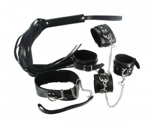 Strict - 7 Piece Bondage Adventure Set - Black photo