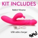 Bang! - Thrusting Licking Vibro Rabbit - Pink photo-8