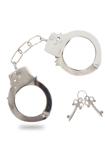 ToyJoy - Classics Metal Handcuffs - Silver photo