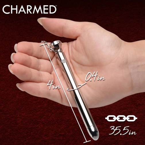 Charmed - 7X Vibro Necklace - Silver photo